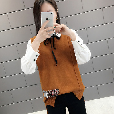 Нов модел дамска жилетка без ръкави и бродерия в няколко цвята