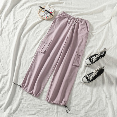 Дамски ежедневни панталони с джоб и ластик