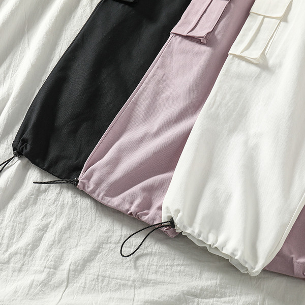 Дамски ежедневни панталони с джоб и ластик 