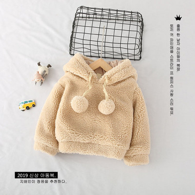 Нов модел детски суичър с качулка и връзки в два цвята