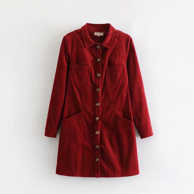 Rochie de dama scurta casual cu nasturi - model montat