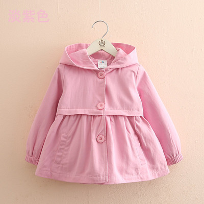 Нов модел модерно детско яке - разкроен модел с качулка за момичета