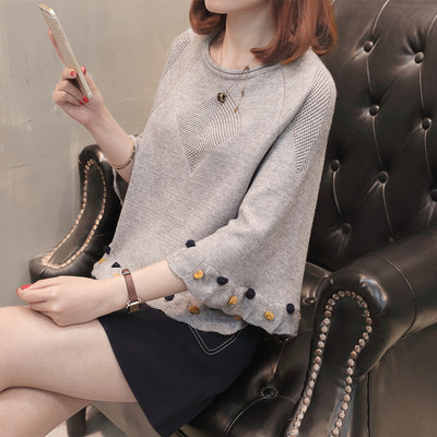 Нов модел дамска блуза с широк ръкав в няколко цвята