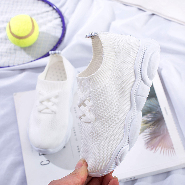 Ежедневни детски маратонки с връзки в три цвята-за момичета