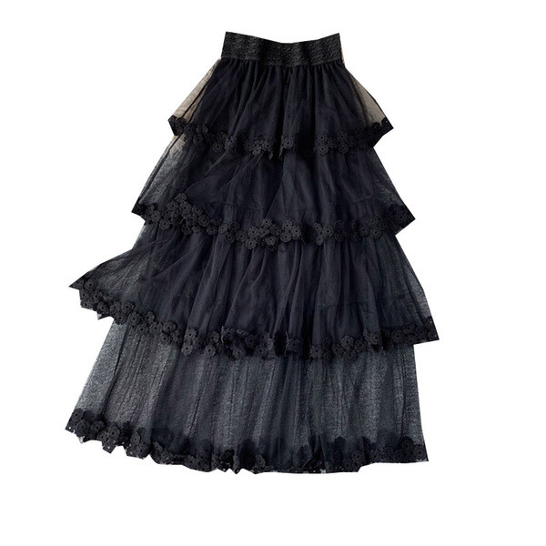 Нов модел модерна дамска пола с тюл в няколко цвята