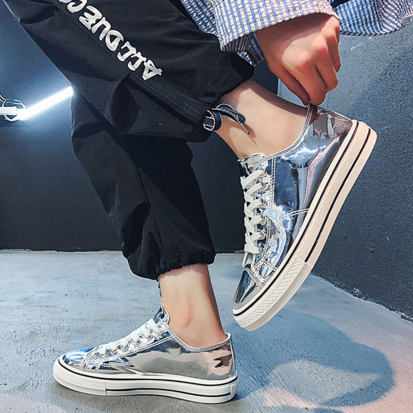 Актуални мъжки кецове в три цвята-с равна подметка