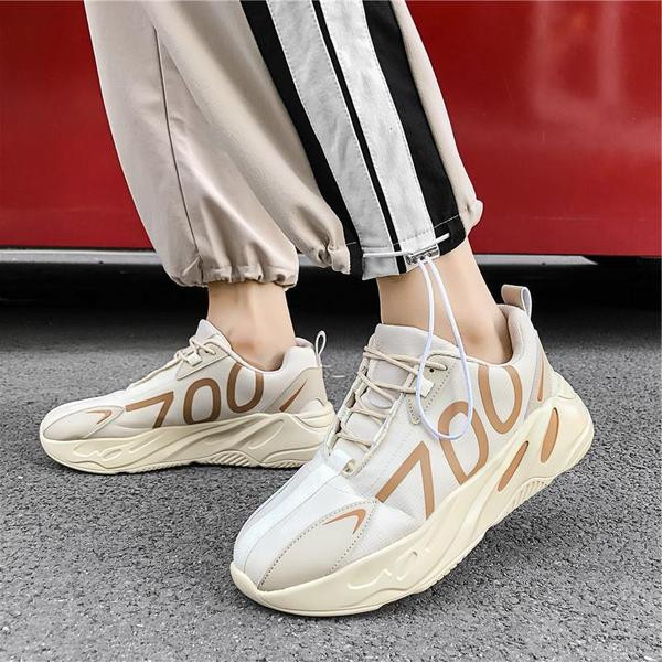 Ежедневни мъжки маратонки с висока подметка и връзки в няколко цвята 