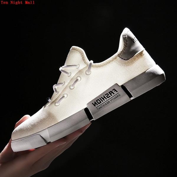 Ежедневни мъжки кецове с връзки в два цвята 