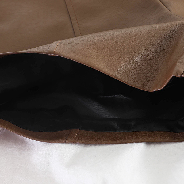 Модерен дамски панталон от еко кожа-в три цвята