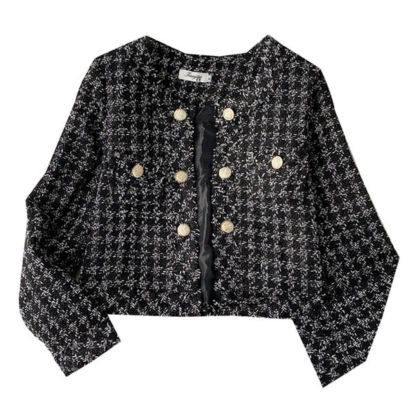 Модерно дамско сако в светъл и тъмен цвят