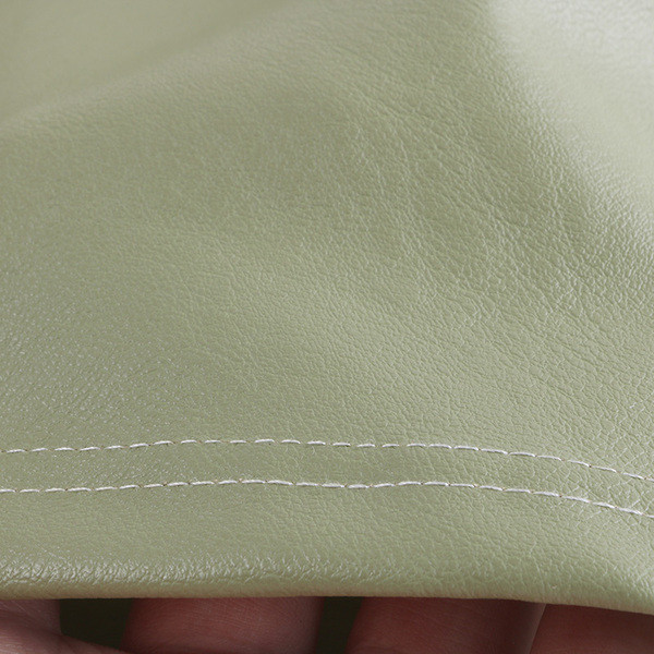 Модерна дамска пола от еко кожа-в три цвята с надписи