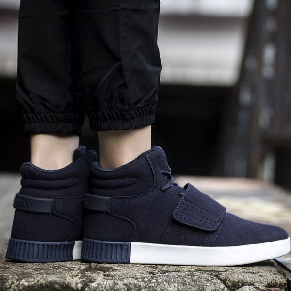 Модерни мъжки кецове с лепенка в няколко цвята 