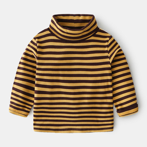 Ежедневна детска раирана блуза с поло яка за момчета в няколко цвята