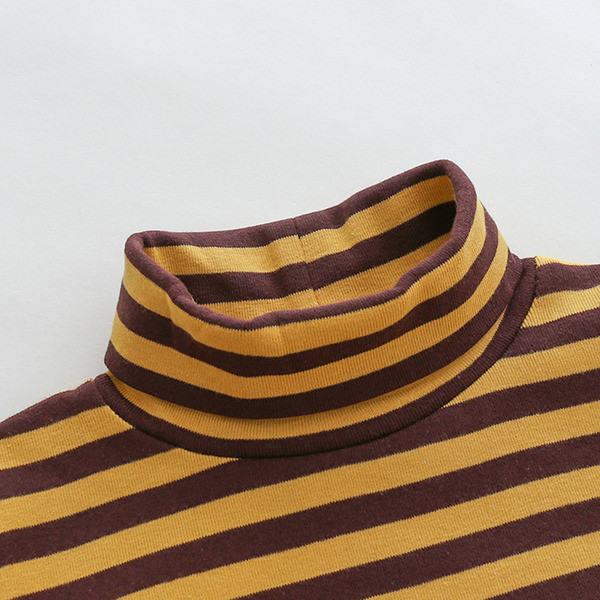 Ежедневна детска раирана блуза с поло яка за момчета в няколко цвята