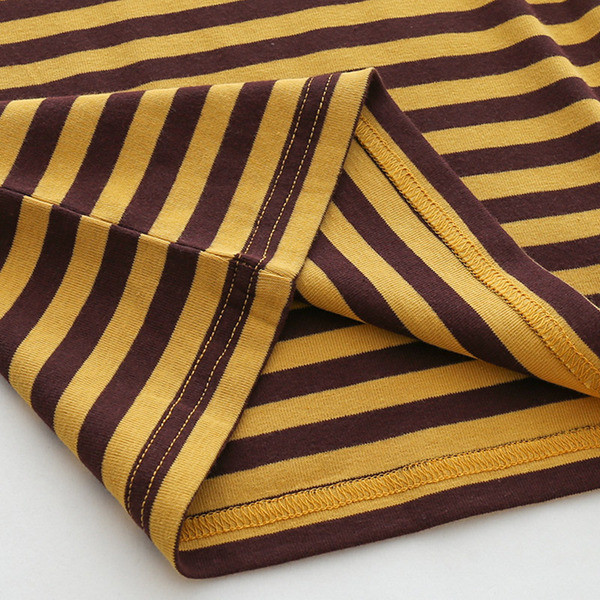 Ежедневна детска раирана блуза с поло яка за момчета в няколко цвята