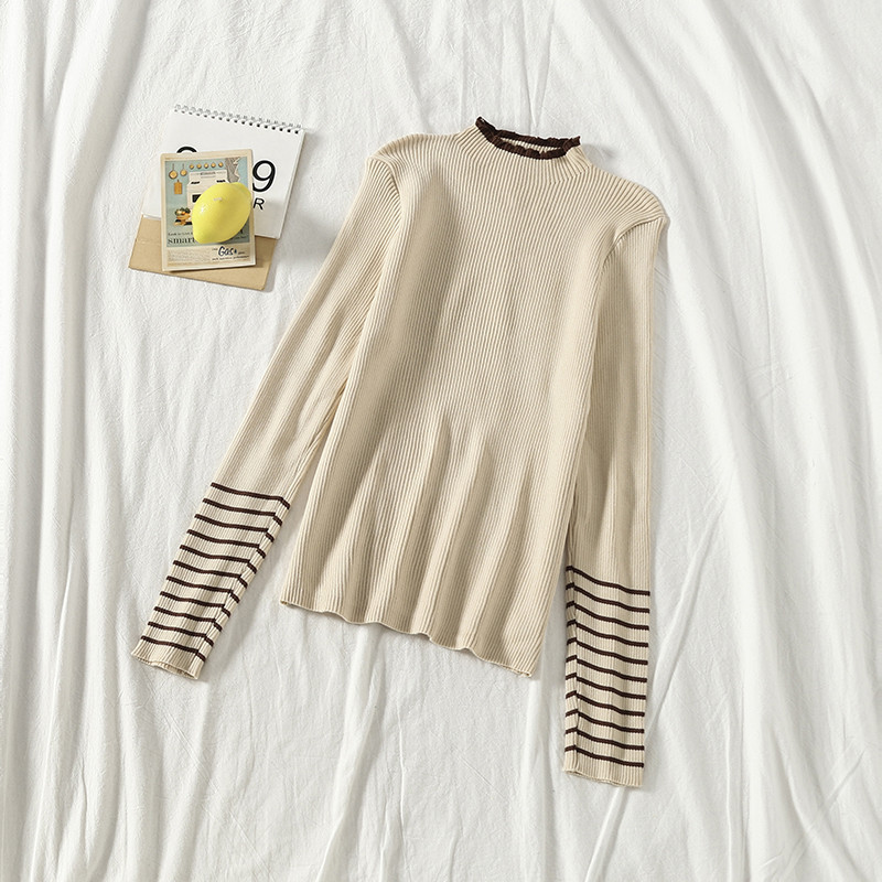 Női hosszú ujjú pulóver három színben