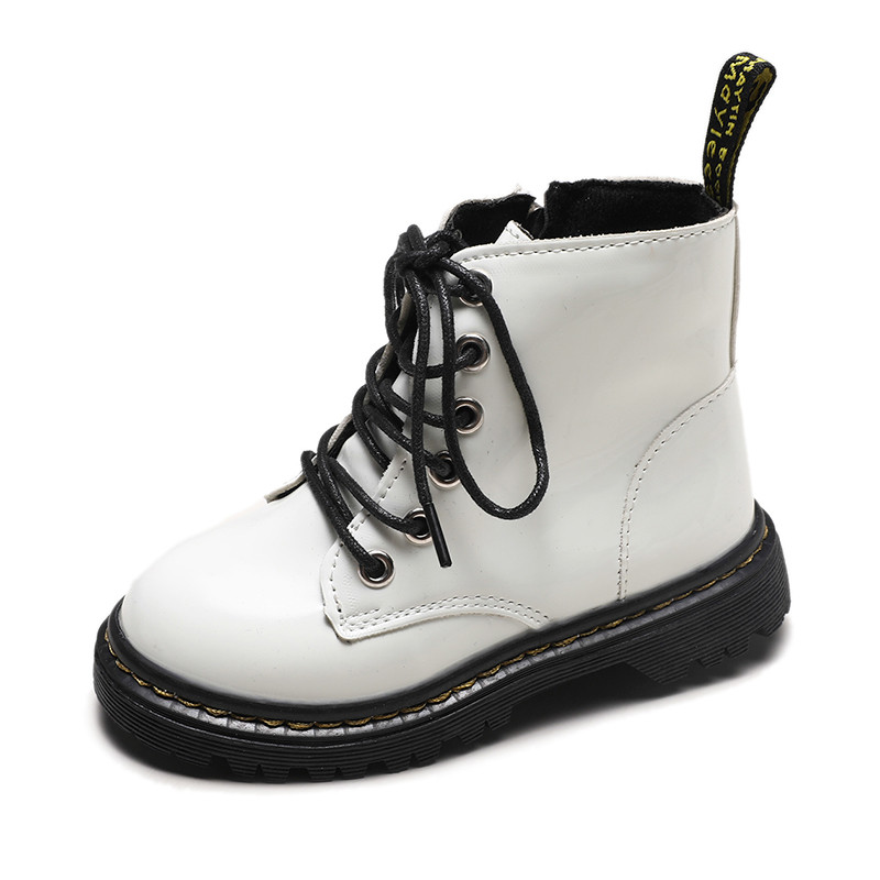 Modern gyerekcsizma három színben fűzős - lányoknak