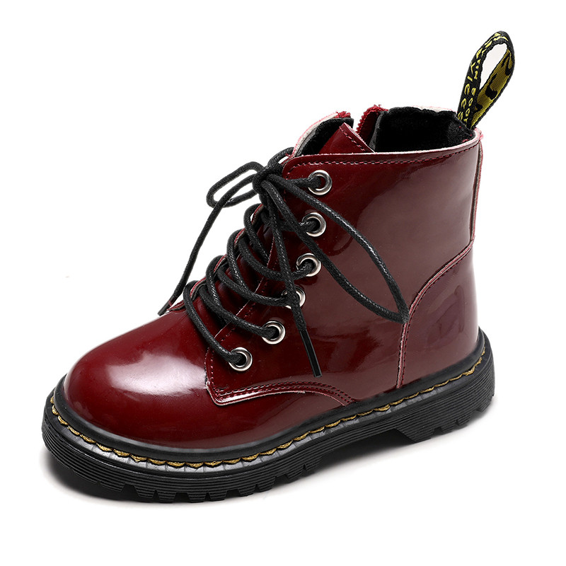 Modern gyerekcsizma három színben fűzős - lányoknak