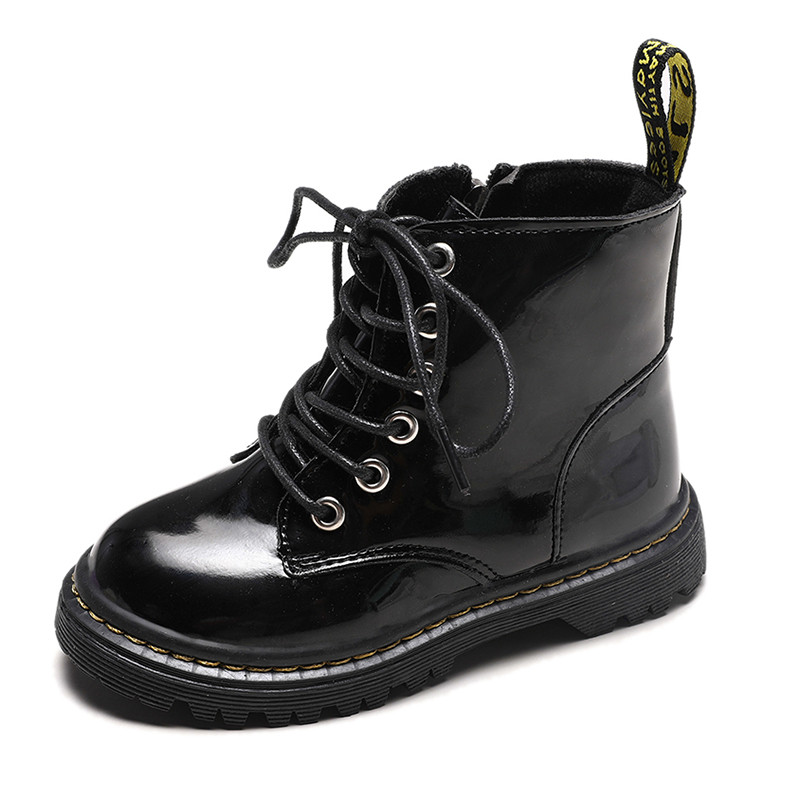 Modern gyerekcsizma három színben fűzős - lányoknak