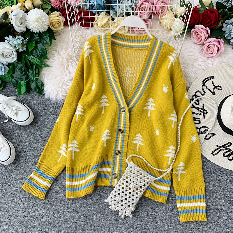 Őszi női mellény V-nyakkal és gombokkal, négy színben