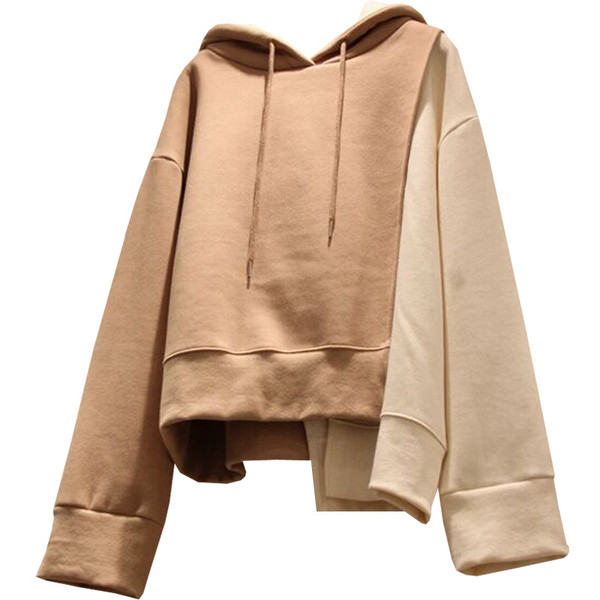 Új modellű női pulóver kapucnival két színben