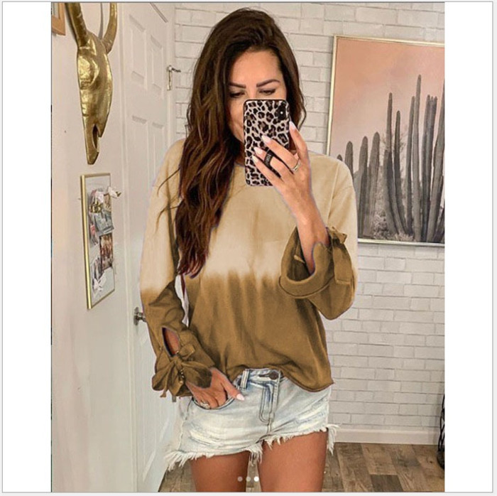 Γυναικεία  μπλούζα σε  διάφορα  χρώματα και κορδέλα στο μανίκι σε διάφορα χρώματα