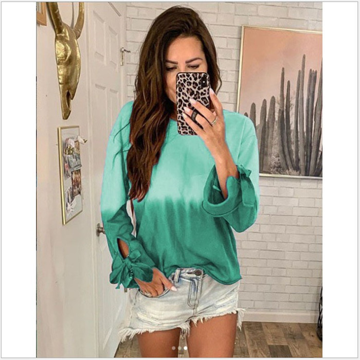 Γυναικεία  μπλούζα σε  διάφορα  χρώματα και κορδέλα στο μανίκι σε διάφορα χρώματα