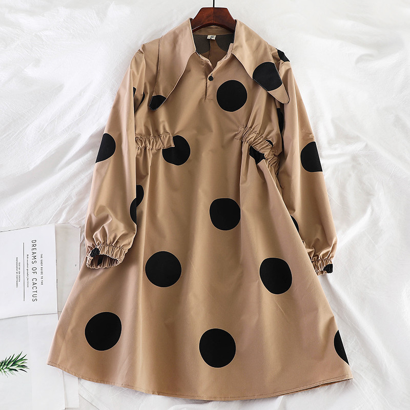 Alkalmi női ruha, hosszú ujjal és gombokkal, négy színben