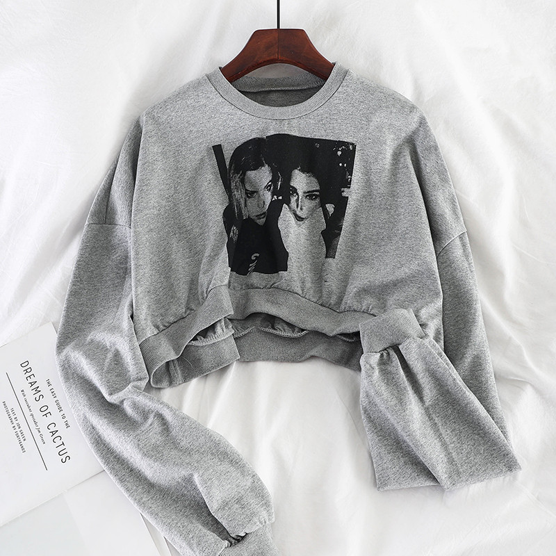 Alkalmi női blúz szürke és fekete rátéttel