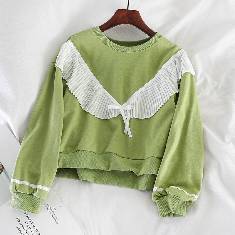 Καθημερινή  γυναικεία μπλούζα με κορδέλα και λαιμό O σε διάφορα χρώματα