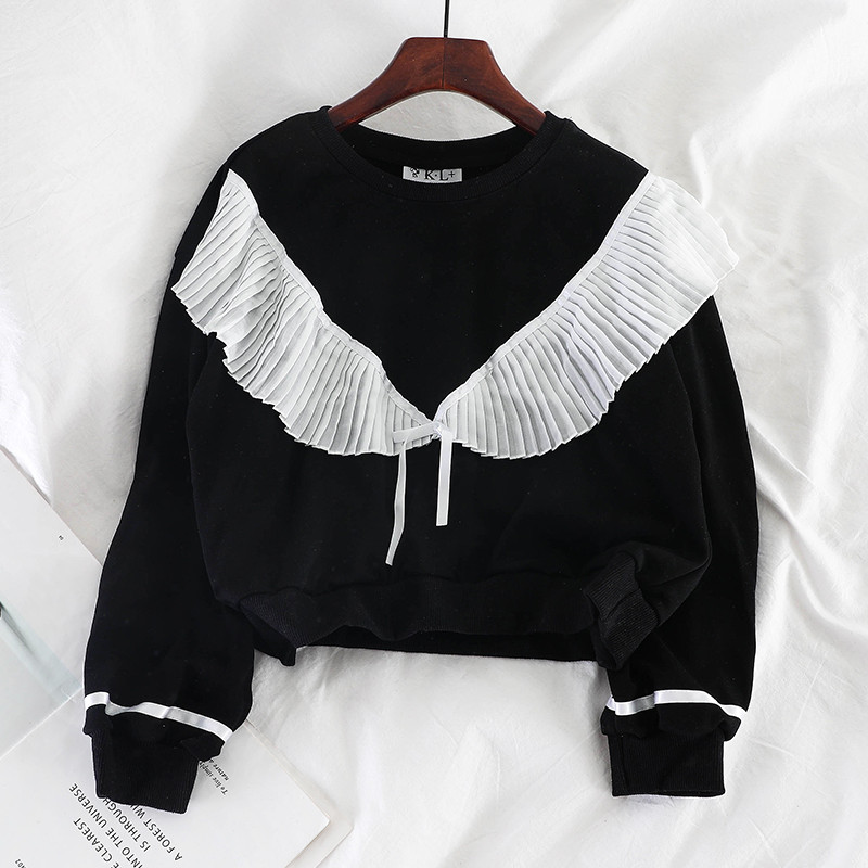 Καθημερινή  γυναικεία μπλούζα με κορδέλα και λαιμό O σε διάφορα χρώματα