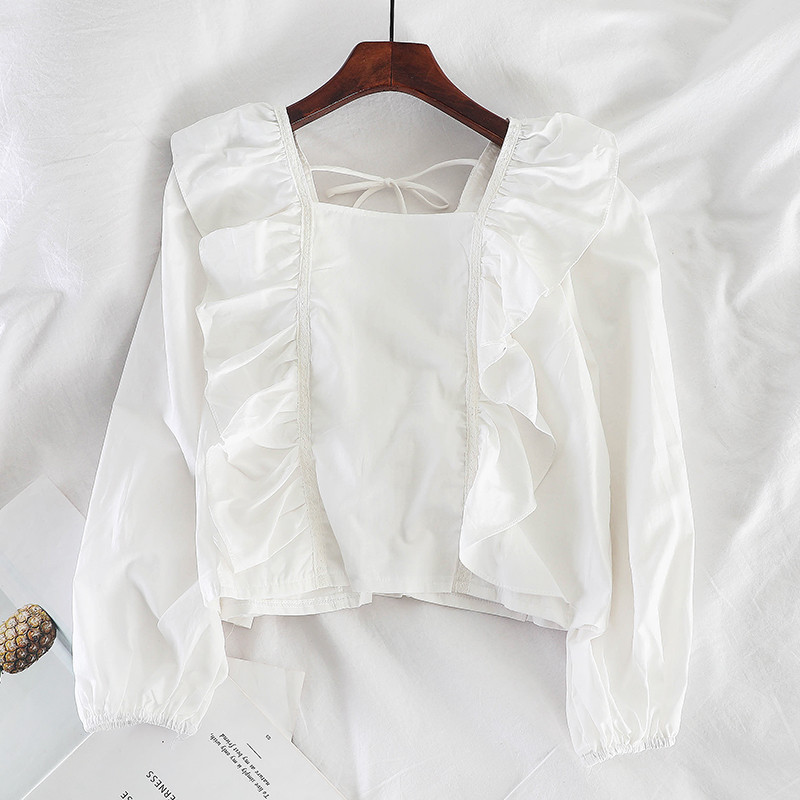 Hétköznapi női ing, hosszú ujjal és nyakkendővel több színben