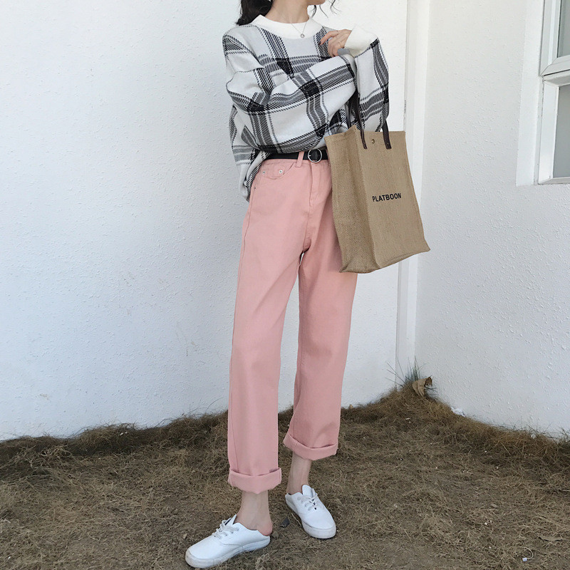 Alkalmi női farmer három színben - egyenes modell