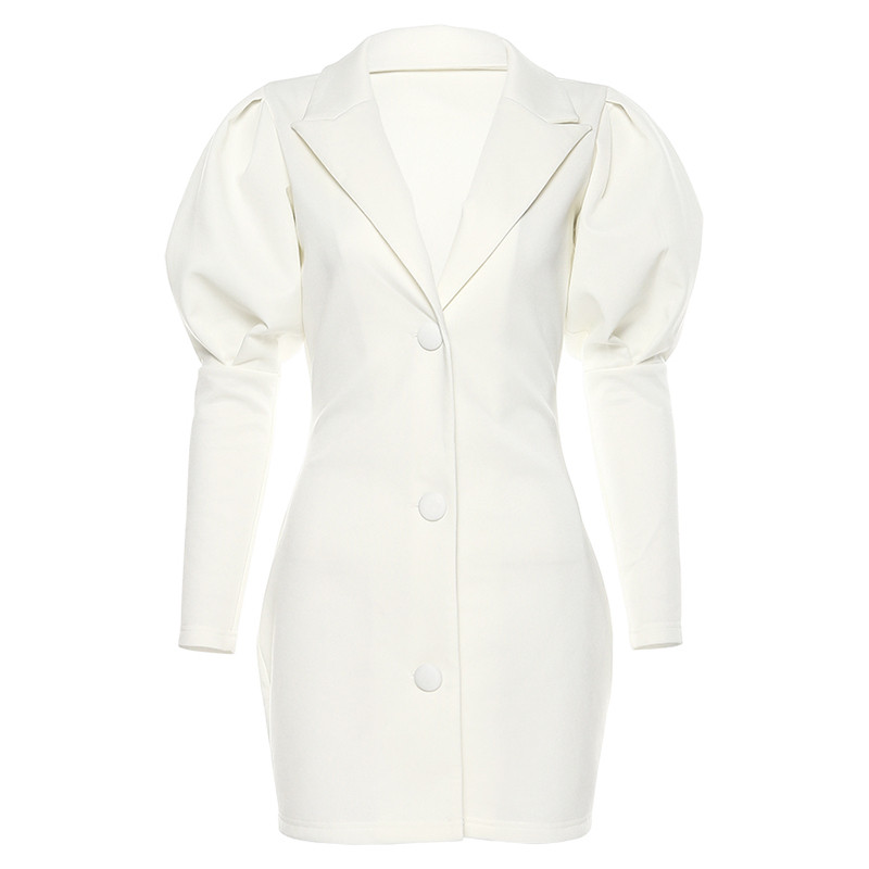 Νέο μοντέλο μοντέρνο γυναικείο μπουφάν μακρύ μοντέλο σε λευκό χρώμα