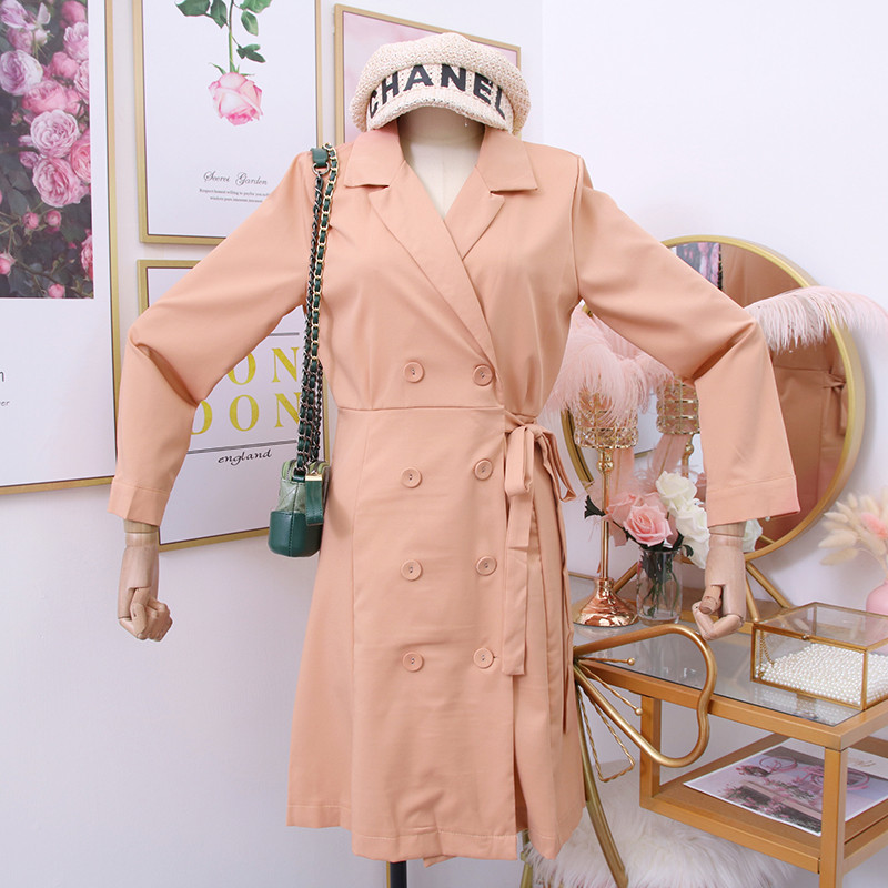 Rochie de dama actuala model nou cu curea si nasturi - patru culori