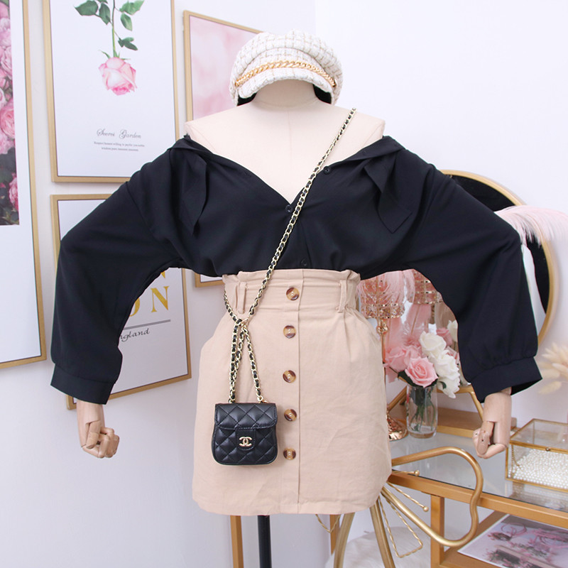 Aktuális női ing klasszikus gallérral és 7/8-as ujjal - több színben