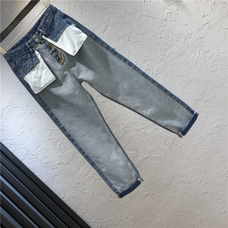 Model nou de blugi de dama cu nasturi si talie inalta