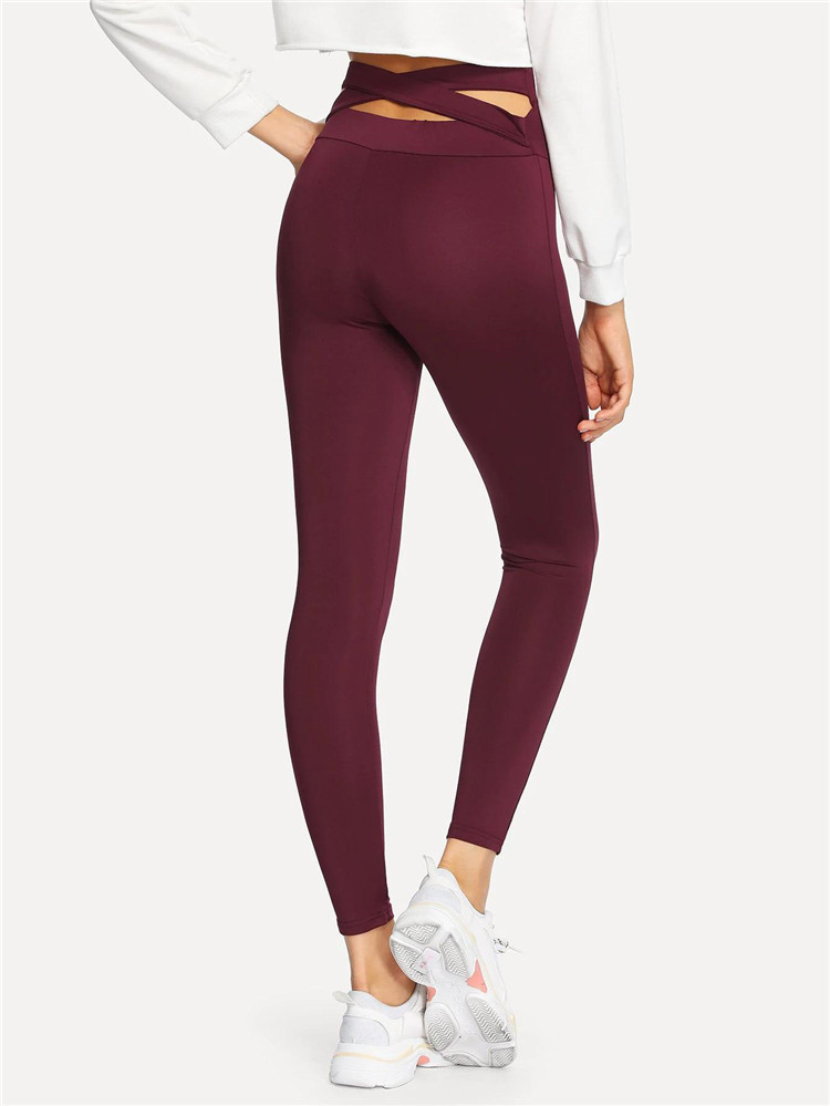 Női sport leggings magas derékkal több színben
