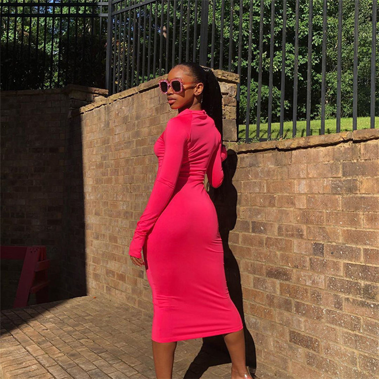 Rochie dama sport-casual Slim - model roz