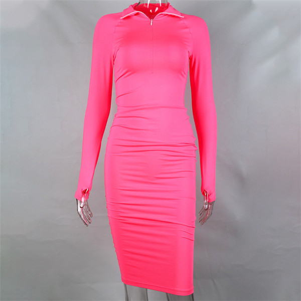 Rochie dama sport-casual Slim - model roz