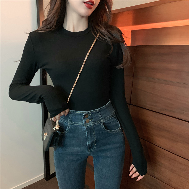 bluză de damă cu mâneci lungi și spate gol în patru culori