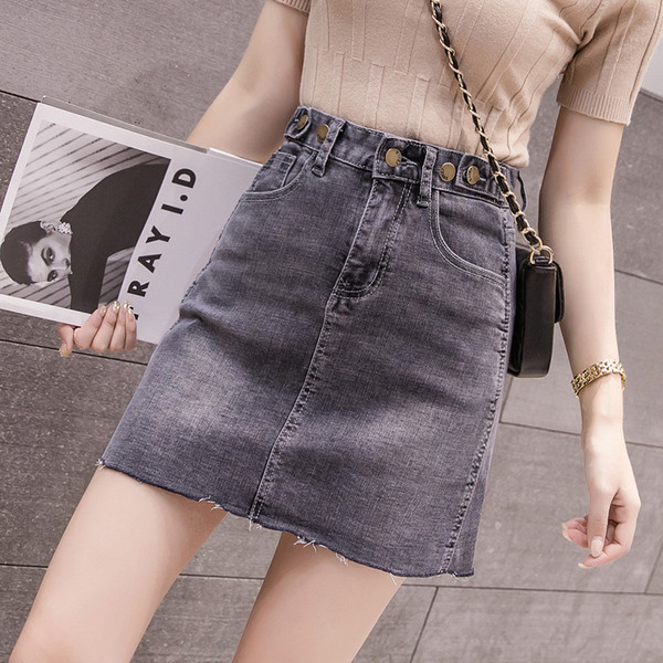 Fusta de dama moderna in doua culori - model drept