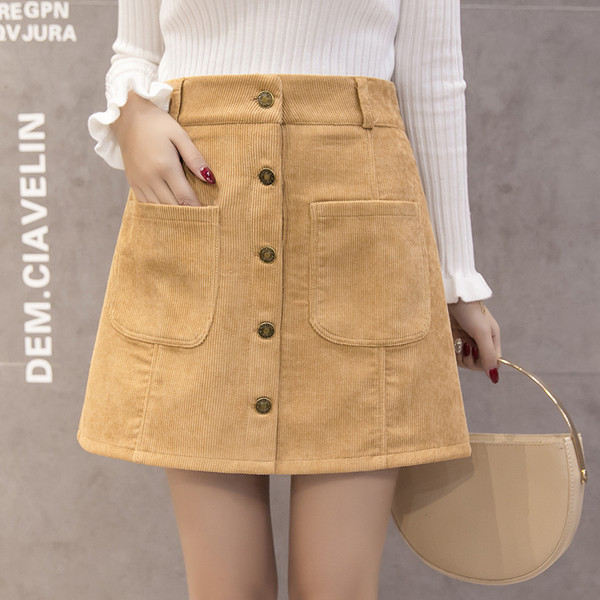 Fusta de dama moderna in mai multe culori - model drept