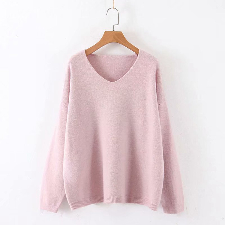 Pulover casual dama in cinci culori - model larg