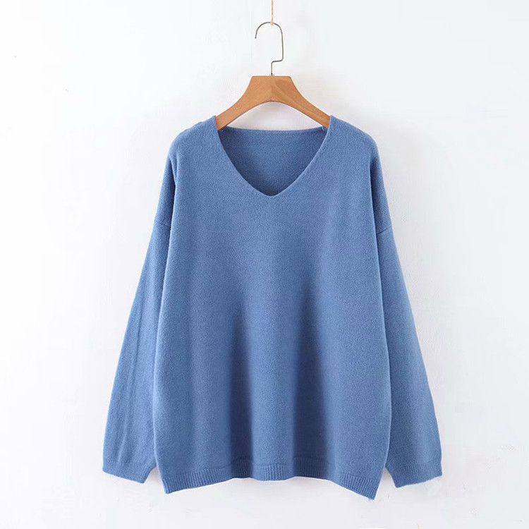 Pulover casual dama in cinci culori - model larg