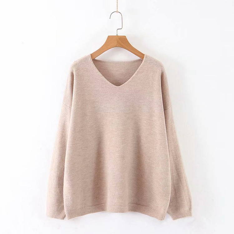 Pulover casual dama in cinci culori - model larg