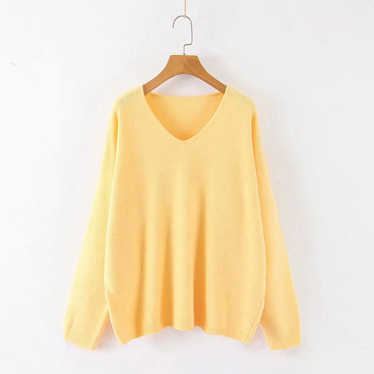 Pulover casual dama in cinci culori - model larg