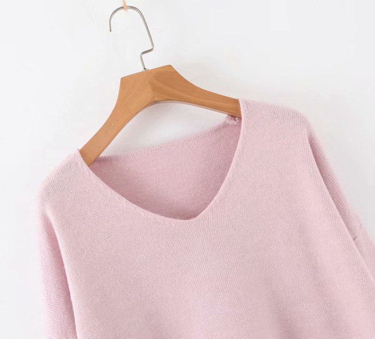 Pulover casual dama in cinci culori - model larg