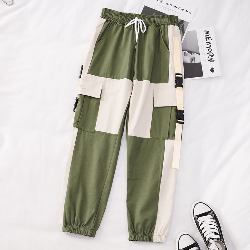 Γυναικεία casual παντελόνια με πλευρικές τσέπες και ελαστική μέση σε πολλαπλά χρώματα