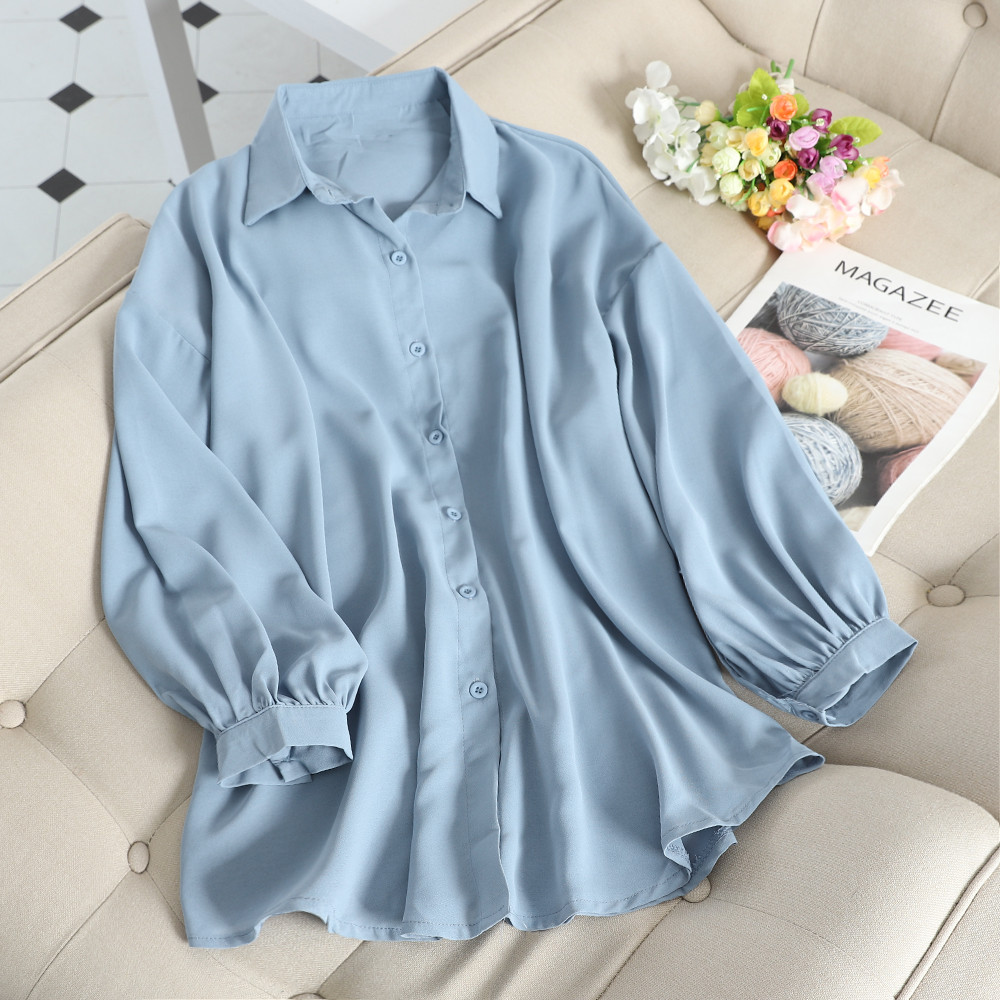 Camasa de dama model uni cu guler clasic in mai multe culori